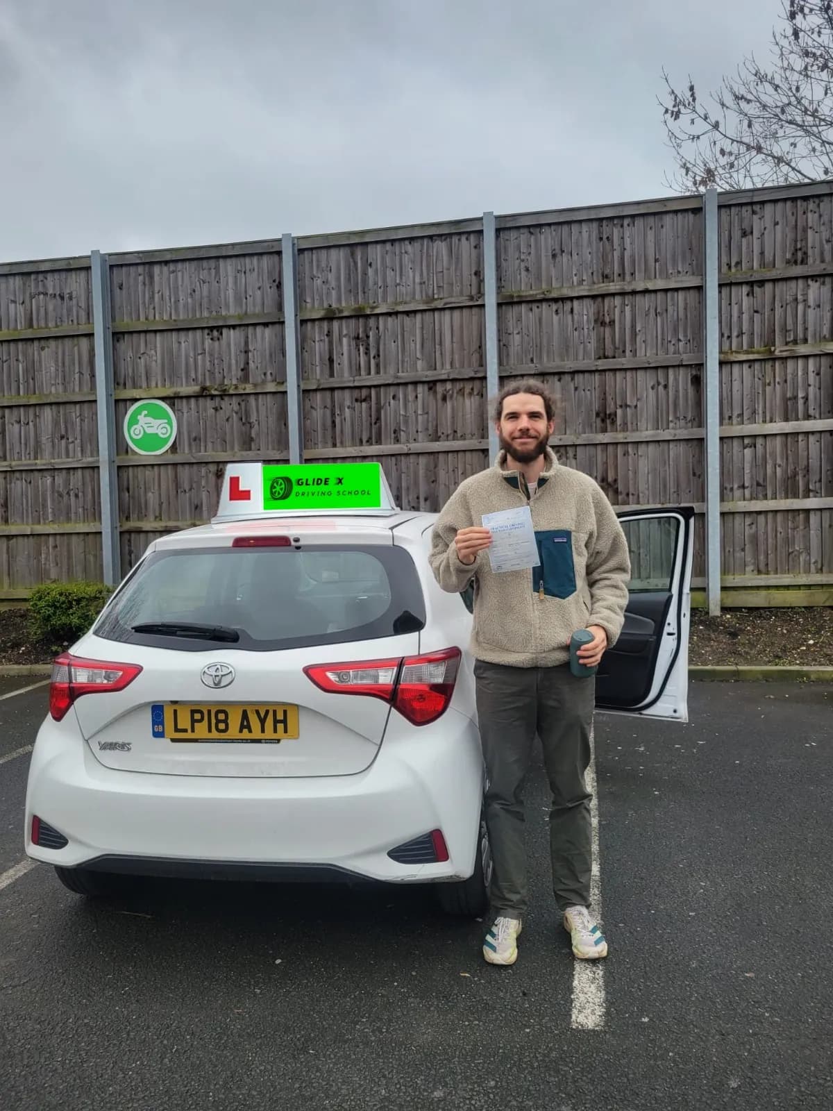 Successful driving test pass - Student 12