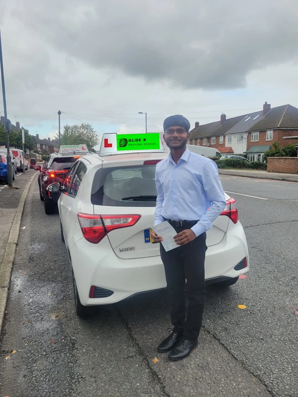 Successful driving test pass - Student 3