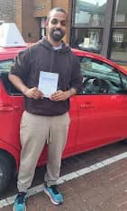 Successful driving test pass - Student 8