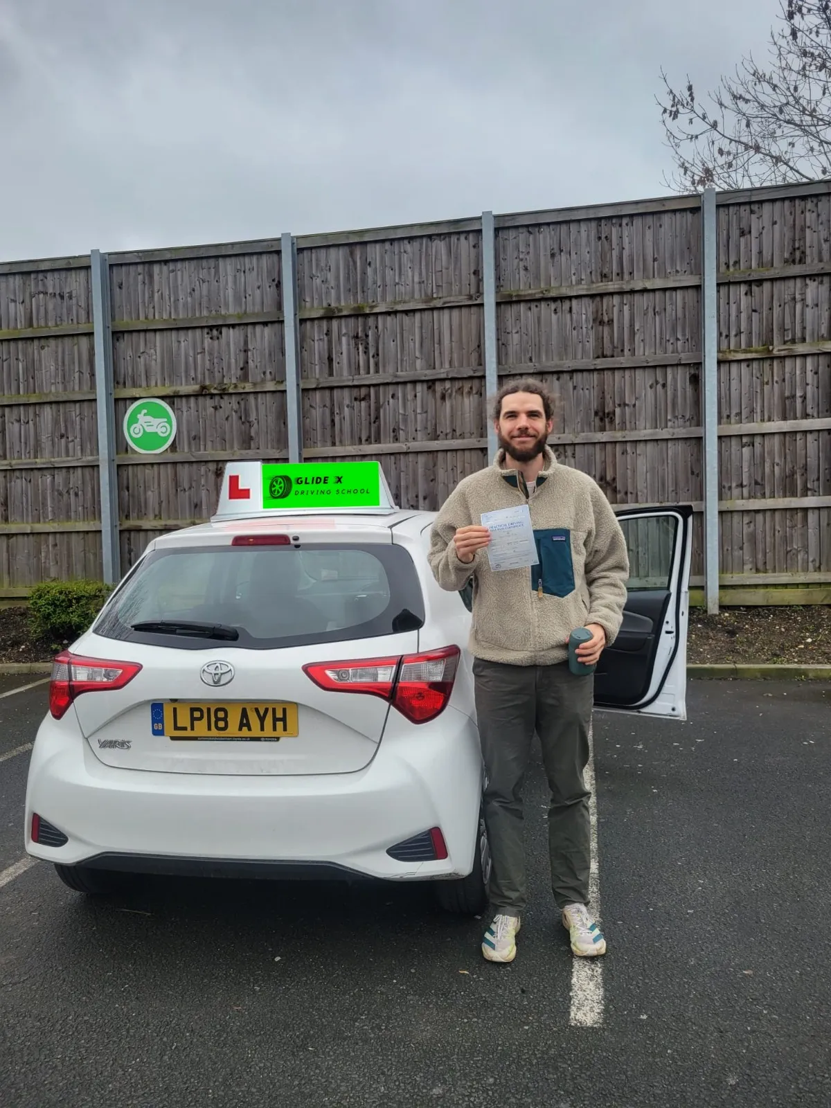 Successful driving test pass - Student 12