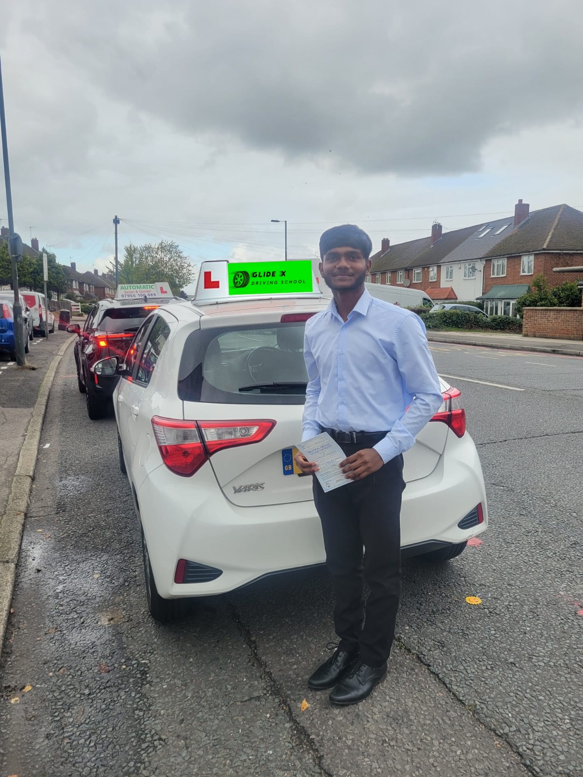 Successful driving test pass - Student 3