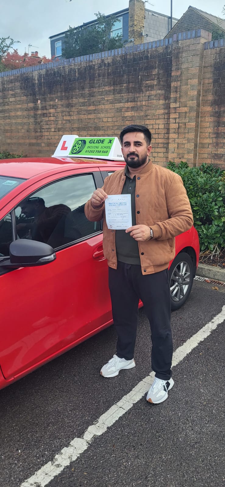 Successful driving test pass - Student 4